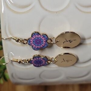 DMB FIREDANCER MANDALA DROP EARRINGS